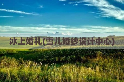 冰上婚礼(雪儿婚纱设计中心)