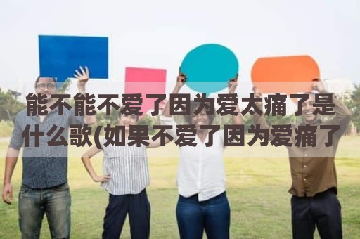 能不能不爱了因为爱太痛了是什么歌(如果不爱了因为爱痛了什么歌)