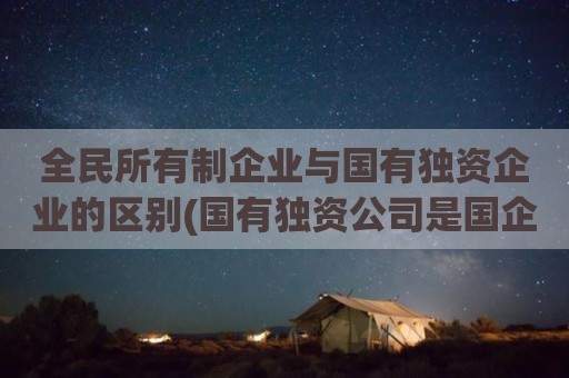 全民所有制企业与国有独资企业的区别(国有独资公司是国企吗)