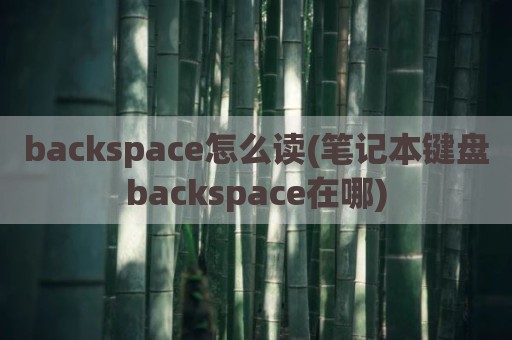backspace怎么读(笔记本键盘backspace在哪)