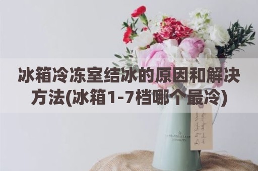 冰箱冷冻室结冰的原因和解决方法(冰箱1-7档哪个最冷)