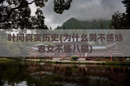 叶问真实历史(为什么男不练咏春女不练八极)