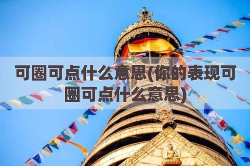 可圈可点什么意思(你的表现可圈可点什么意思)