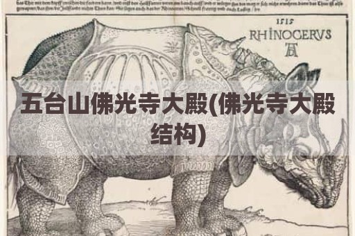五台山佛光寺大殿(佛光寺大殿结构)