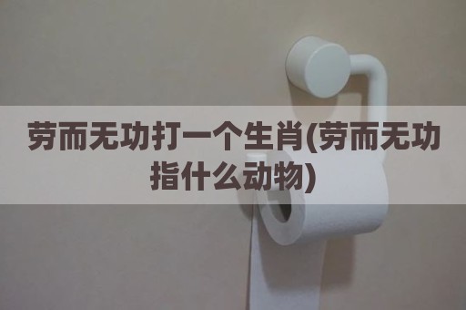 劳而无功打一个生肖(劳而无功指什么动物)