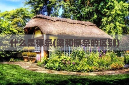 什么是檩条(梁和檩条的区别)