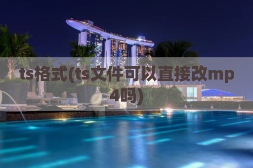 ts格式(ts文件可以直接改mp4吗)