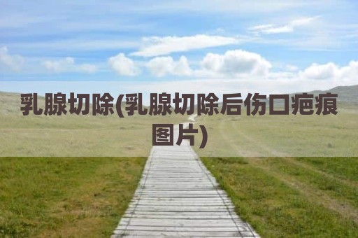 乳腺切除(乳腺切除后伤口疤痕图片)