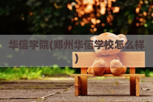 华信学院(郑州华信学校怎么样)