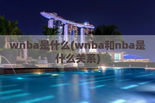 wnba是什么(wnba和nba是什么关系)
