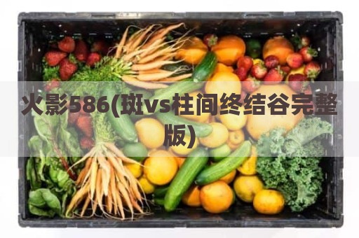火影586(斑vs柱间终结谷完整版)