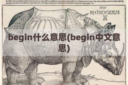 begin什么意思(begin中文意思)