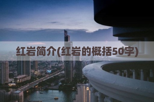 红岩简介(红岩的概括50字)
