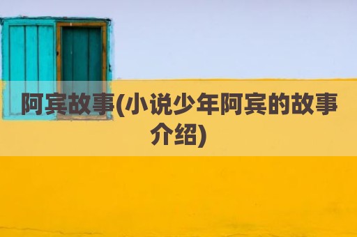 阿宾故事(小说少年阿宾的故事介绍)