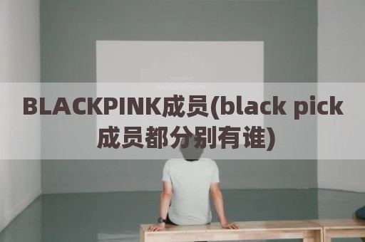 BLACKPINK成员(black pick 成员都分别有谁)