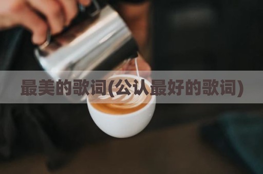 最美的歌词(公认最好的歌词)