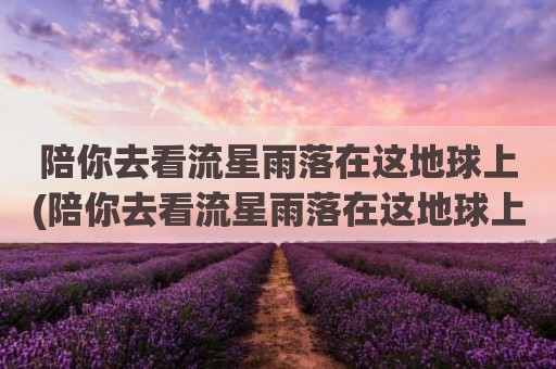 陪你去看流星雨落在这地球上(陪你去看流星雨落在这地球上)