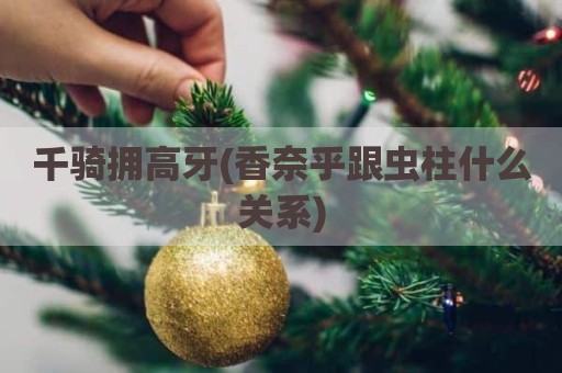 千骑拥高牙(香奈乎跟虫柱什么关系)