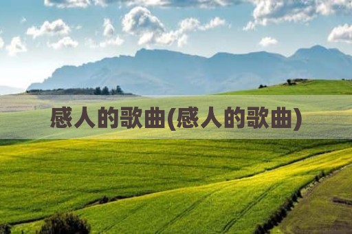 感人的歌曲(感人的歌曲)