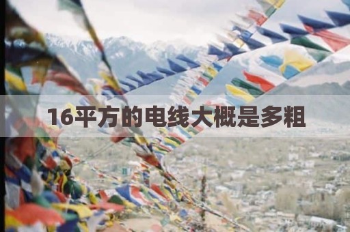 16平方的电线大概是多粗