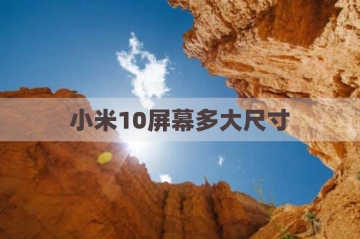 小米10屏幕多大尺寸