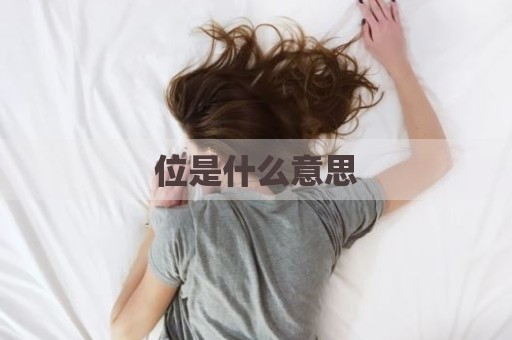 位是什么意思
