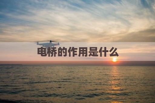 电桥的作用是什么