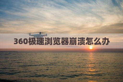 360极速浏览器崩溃怎么办