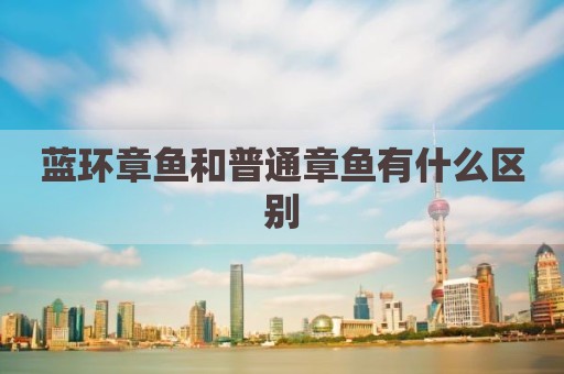蓝环章鱼和普通章鱼有什么区别