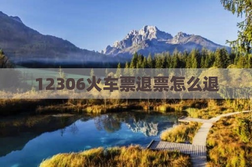 12306火车票退票怎么退