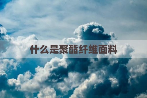 什么是聚酯纤维面料