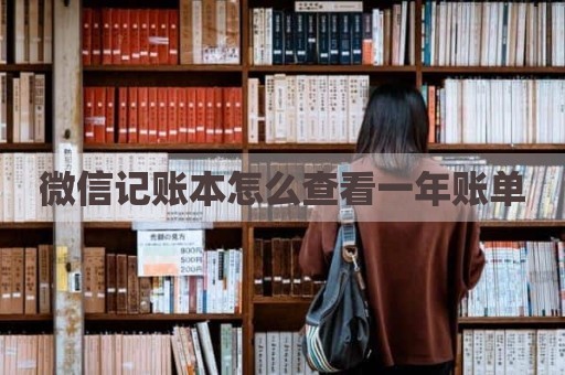 微信记账本怎么查看一年账单